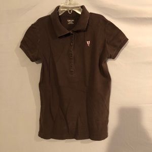 Brown polo